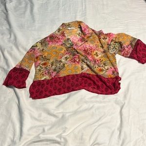 Vintage Victoria Secret flowy printed top size M